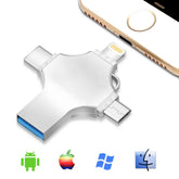 Flash Bellek OTG 16GB 32GB 64GB 128GB Micro USB iPhone Type-C PC